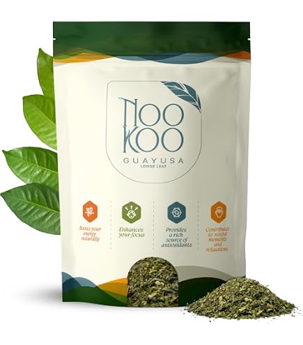 Amazon.com: NooKoo Guayusa Tea 32oz | 60mg Natural Caffeine Per